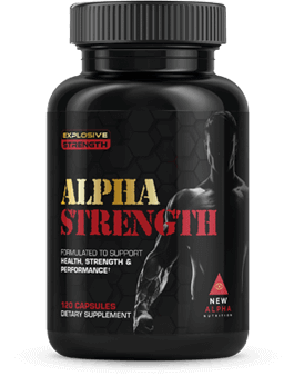 Alpha Strength Supplement for Male Vitality and Energy